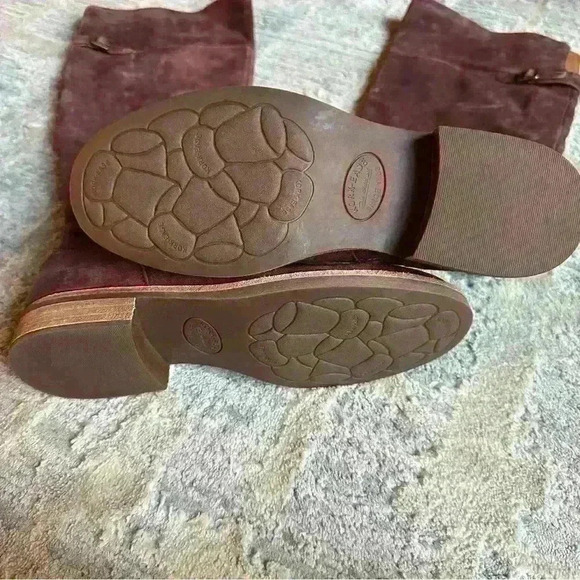 Kork-Ease Suede Sydney Knee High‎ Boot- Dark Red Burgundy Size 7.5 Brand New - Picture 5 of 7